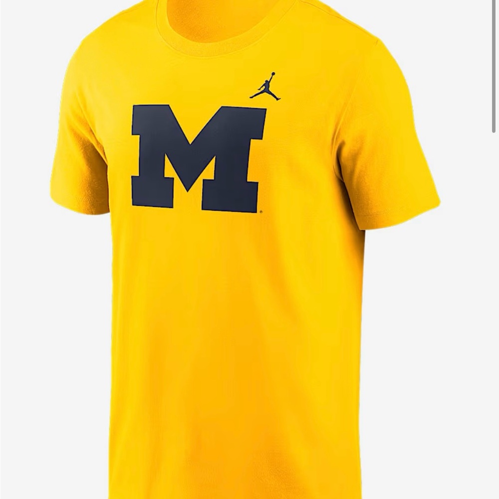Nike Men's Yellow Dri-Fit Michigan T-Shirt XL NWOT - Picture 5 of 5